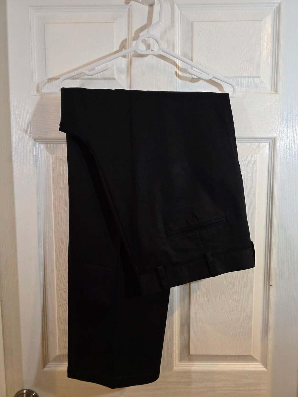 Nordstrom Men's Black Dress Pants, Size 42W x 32L